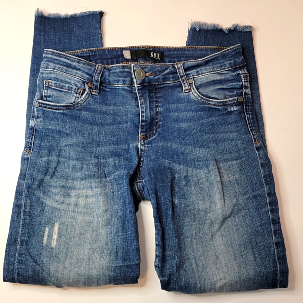 Kut From the Kloth Distress Capri
